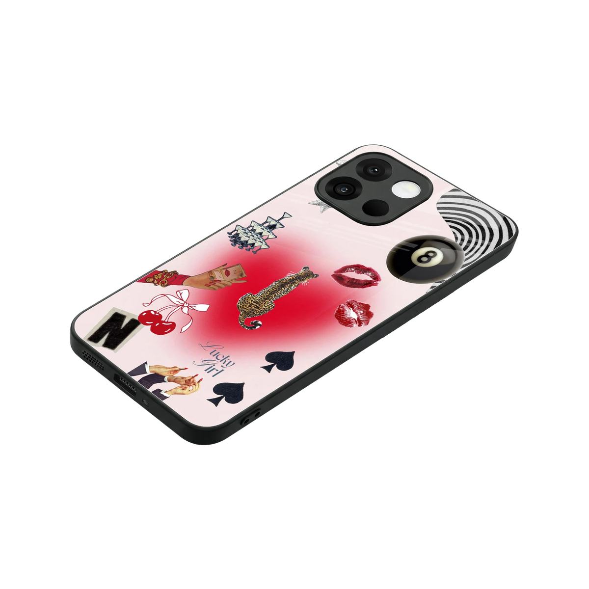 Lucky Charm stylish phone case for oneplus 13s | glossy glass and slim fit