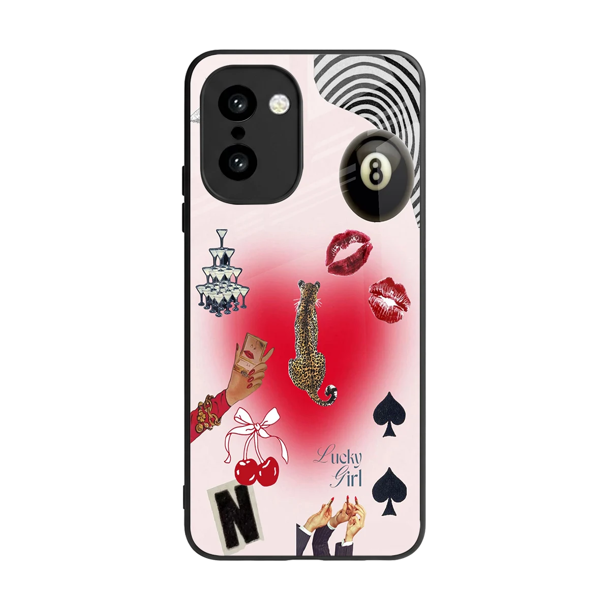 Lucky Charm back phone cover | glass case for oneplus 15r