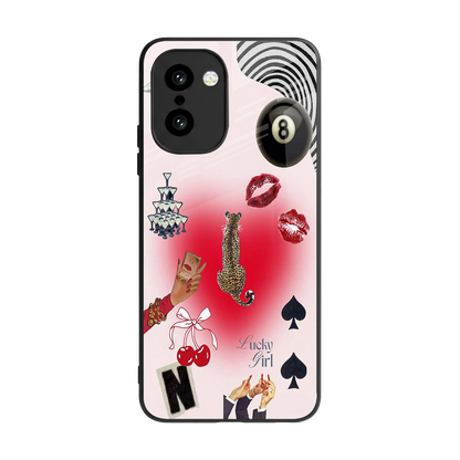 Lucky Charm back phone cover | glass case for oneplus 15r