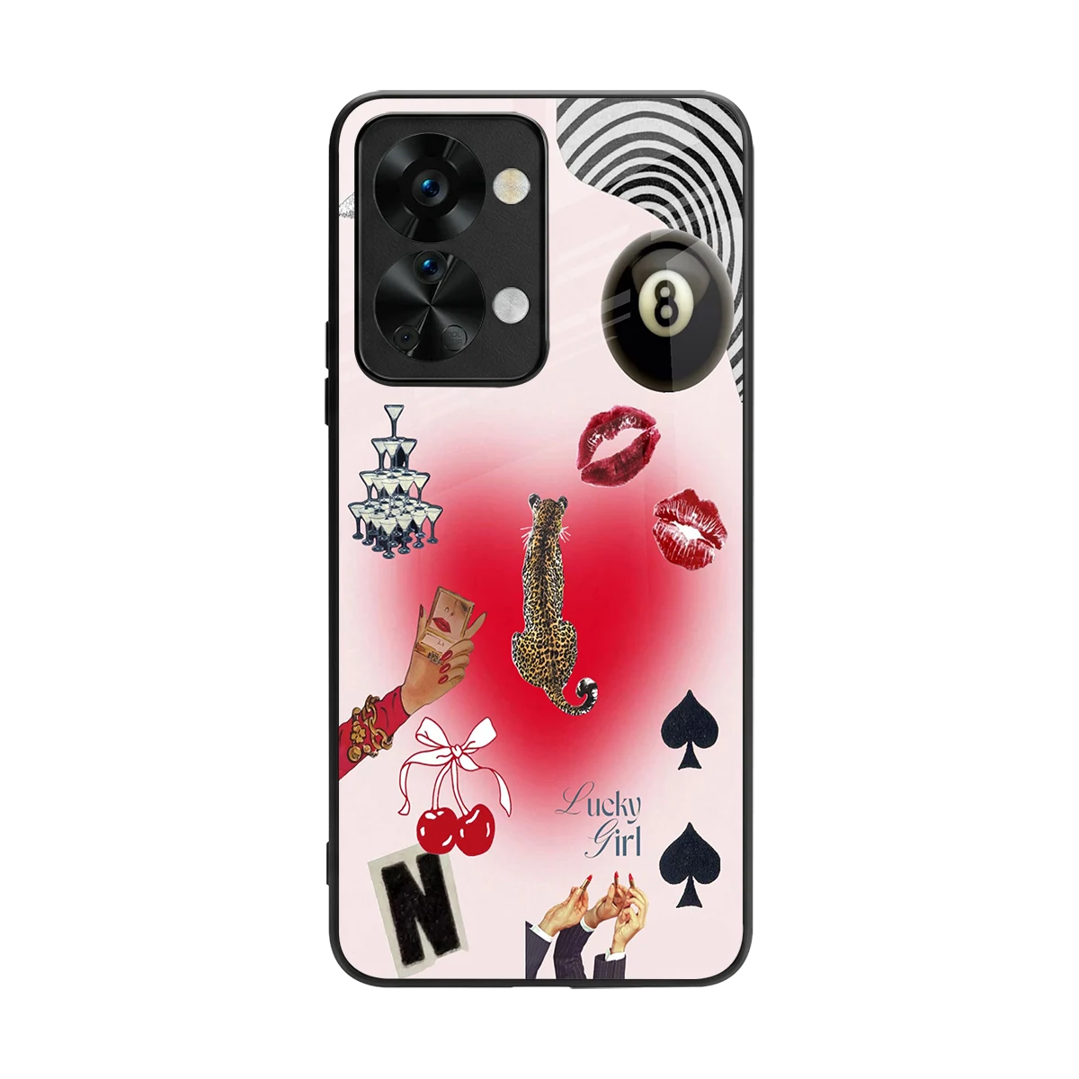 Lucky Charm back phone cover | glass case for oneplus nord 2t