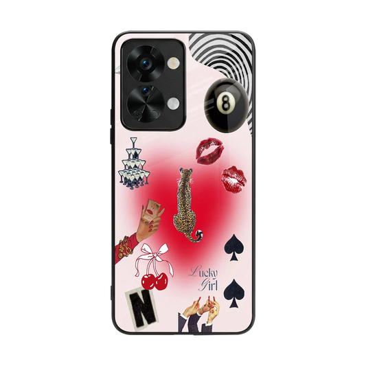 Lucky Charm back phone cover | glass case for oneplus nord 2t