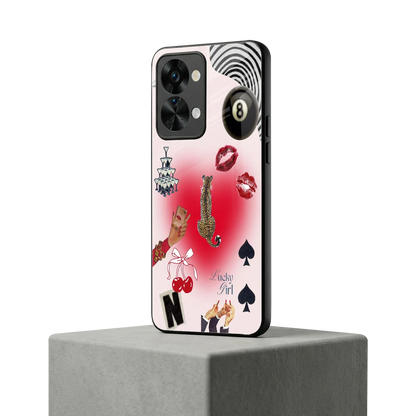 Lucky Charm oneplus nord 2t mobile cover | shockproof glass phone case
