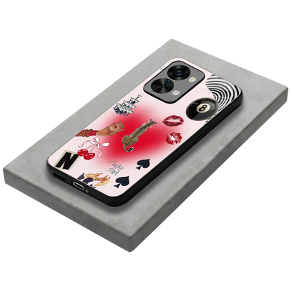 Lucky Charm stylish phone case for oneplus nord 2t | glossy glass and slim fit