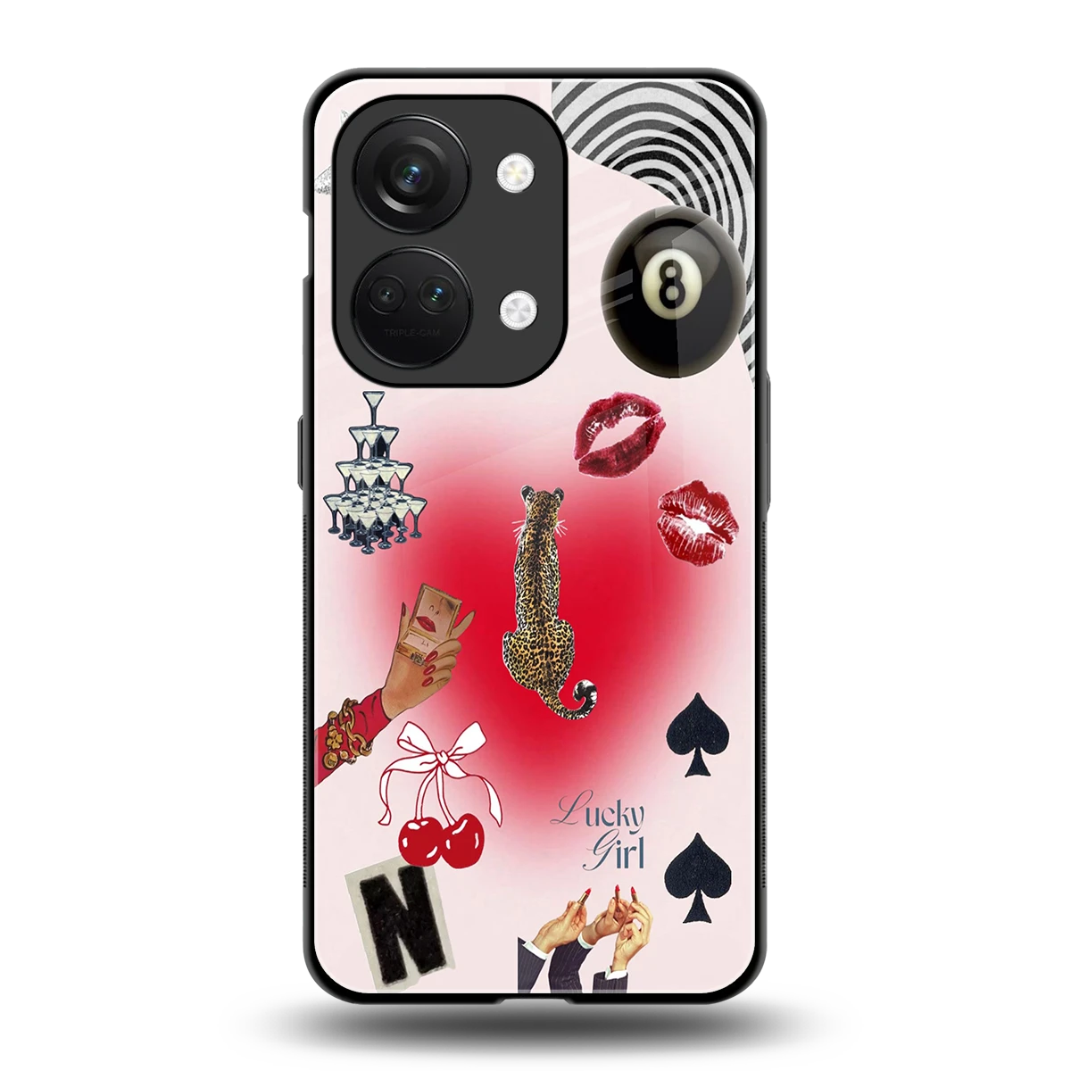 Lucky Charm back phone cover | glass case for oneplus nord 3