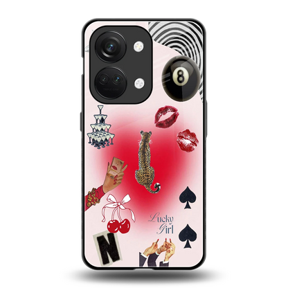 Lucky Charm back phone cover | glass case for oneplus nord 3
