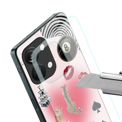 Lucky Charm stylish phone case for oneplus nord 3 | glossy glass and slim fit