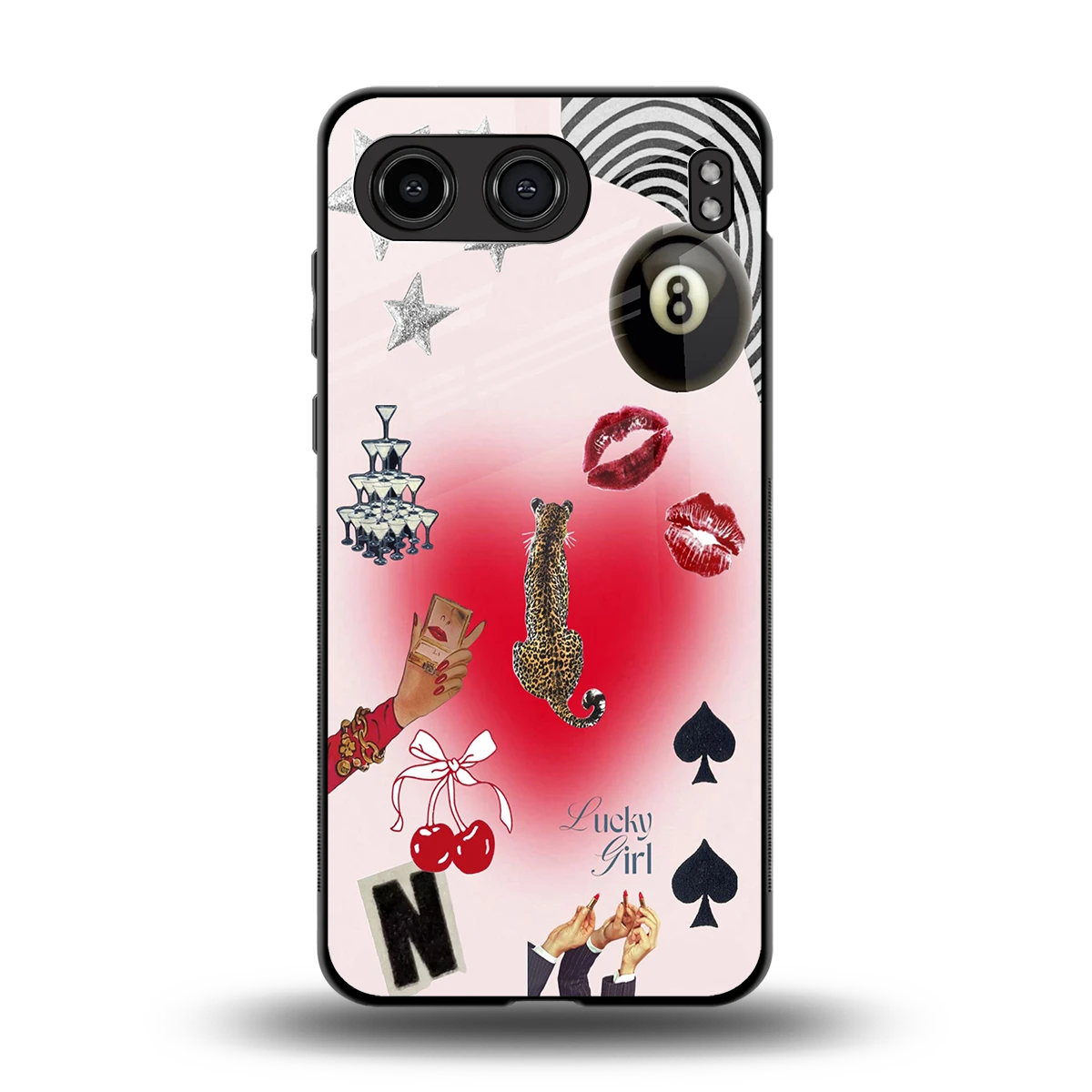 Lucky Charm back phone cover | glass case for oneplus nord 4