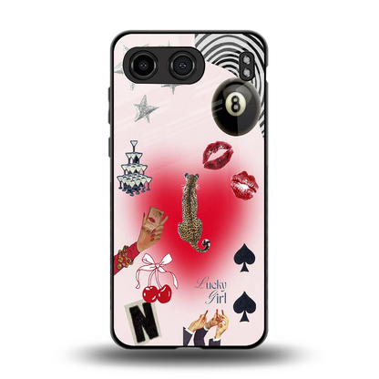 Lucky Charm back phone cover | glass case for oneplus nord 4
