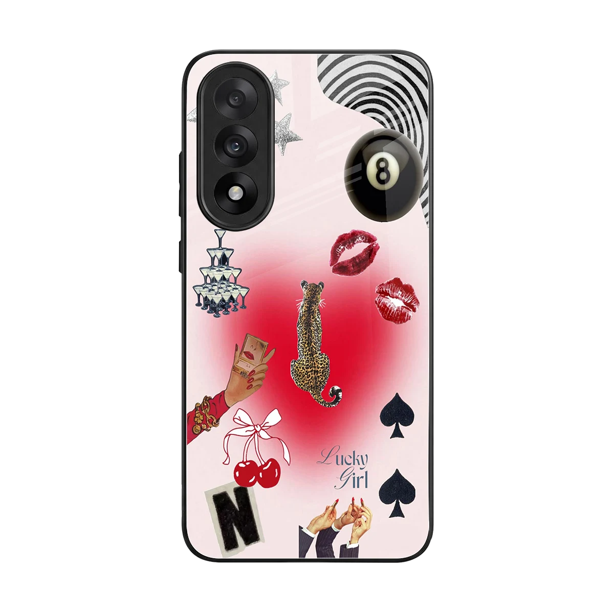Lucky Charm back phone cover | glass case for oneplus nord 5