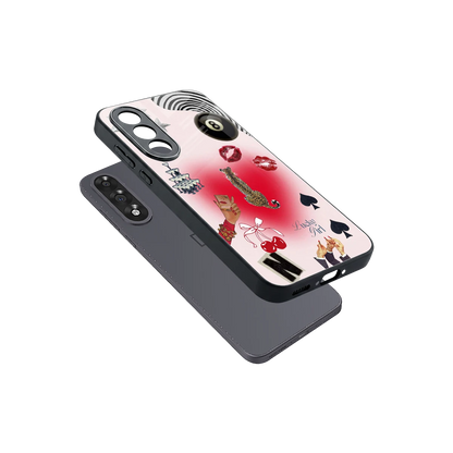 Lucky Charm sleek oneplus nord 5 cover with tempered glass back and TPU edges