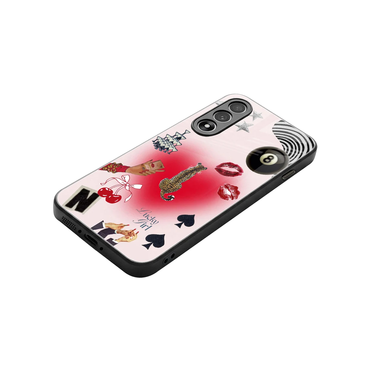 Lucky Charm stylish phone case for oneplus nord 5 | glossy glass and slim fit