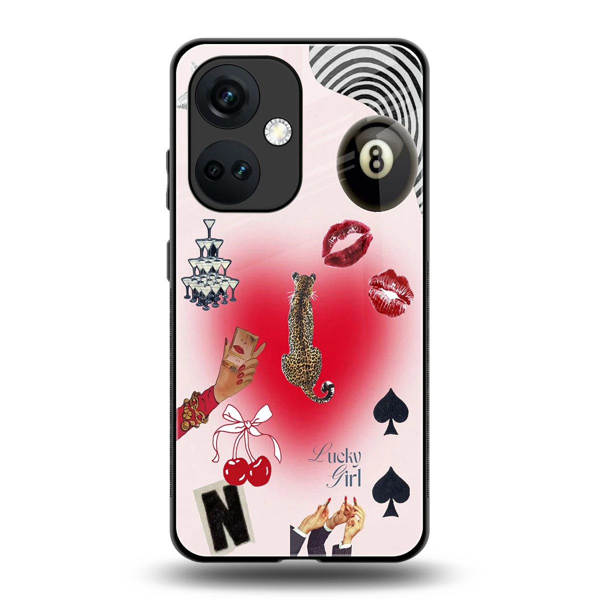 Lucky Charm back phone cover | glass case for oneplus nord ce 3