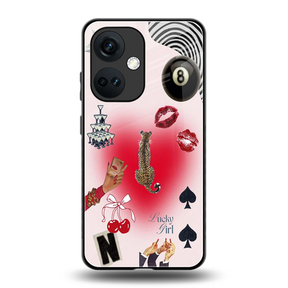 Lucky Charm back phone cover | glass case for oneplus nord ce 3