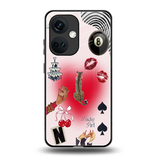 Lucky Charm back phone cover | glass case for oneplus nord ce 3