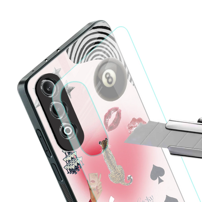 Lucky Charm stylish phone case for oneplus nord ce 4 | glossy glass and slim fit