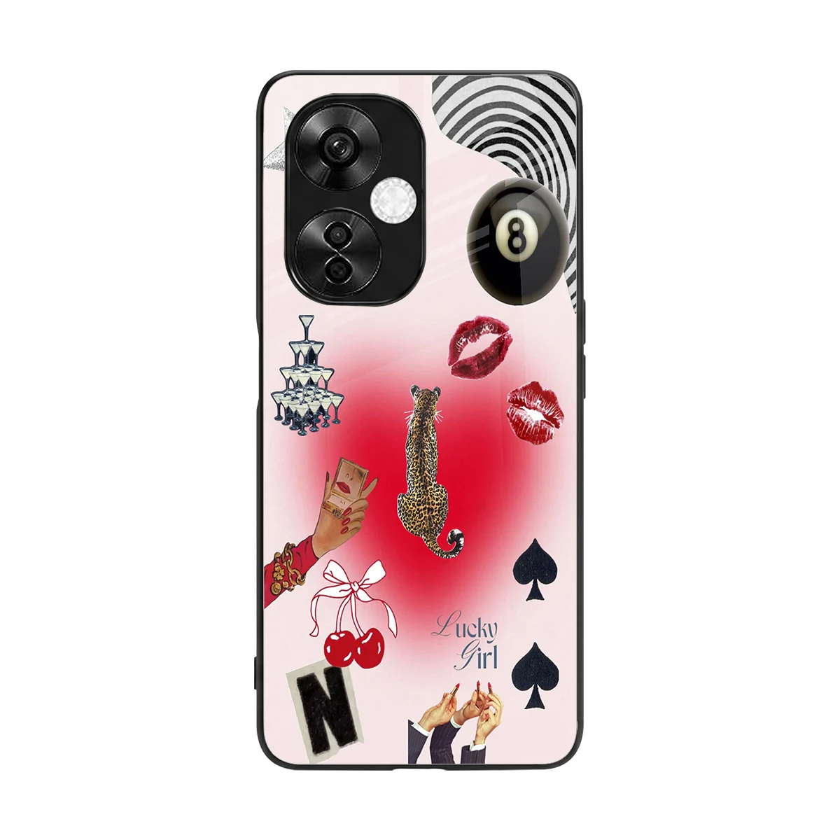 Lucky Charm back phone cover | glass case for oneplus nord ce 3 lite