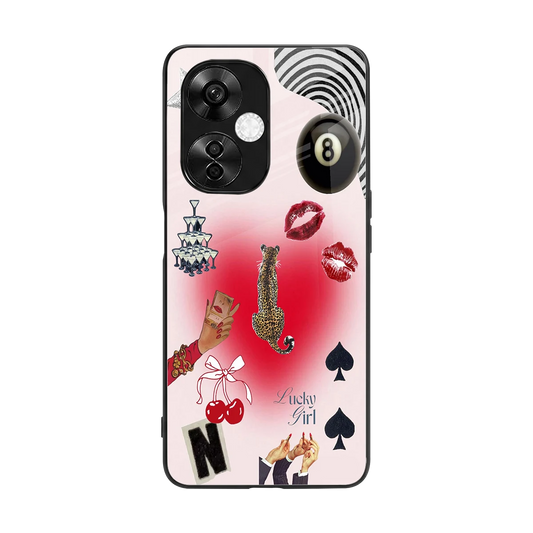 Lucky Charm back phone cover | glass case for oneplus nord ce 3 lite