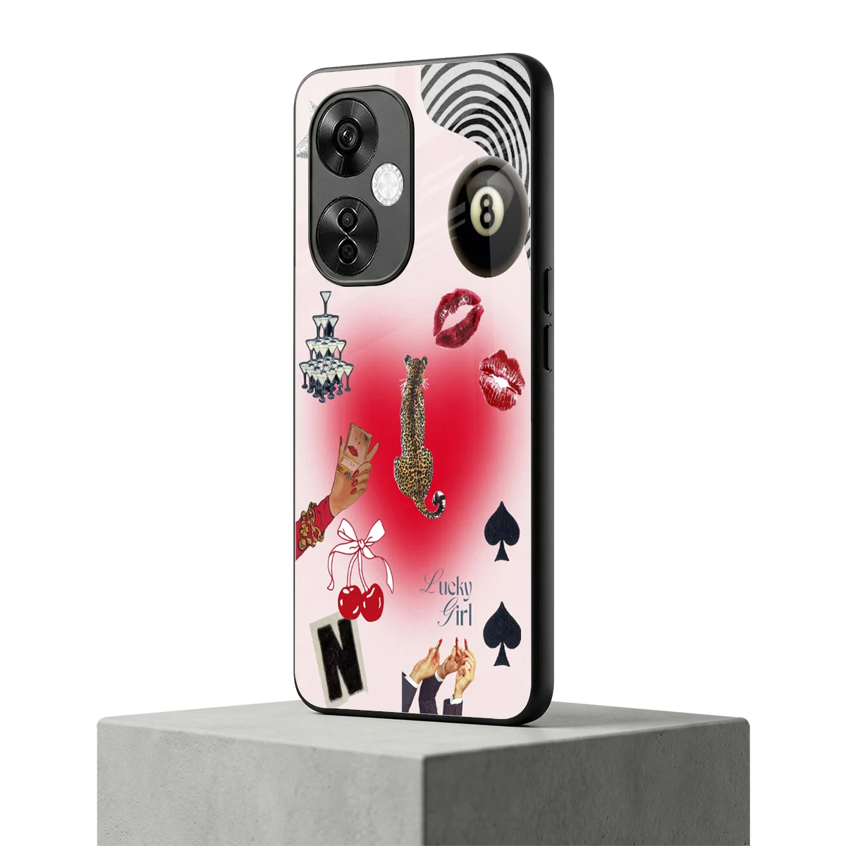 Lucky Charm oneplus nord ce 3 lite mobile cover | shockproof glass phone case