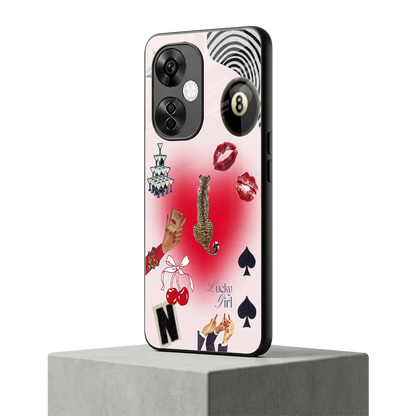 Lucky Charm oneplus nord ce 3 lite mobile cover | shockproof glass phone case