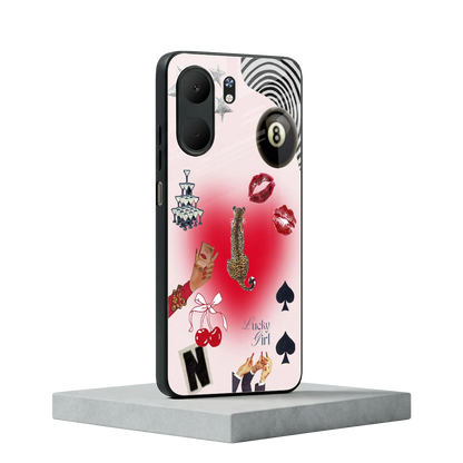 Lucky Charm oppo a5x 5g mobile cover | shockproof glass phone case