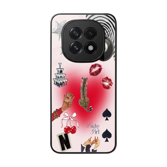 Lucky Charm back phone cover | glass case for oppo f29 5g