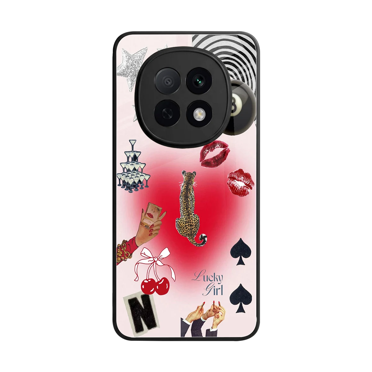 Lucky Charm back phone cover | glass case for oppo f29 pro 5g