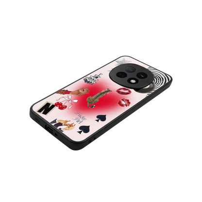 Lucky Charm stylish phone case for oppo f29 pro 5g | glossy glass and slim fit