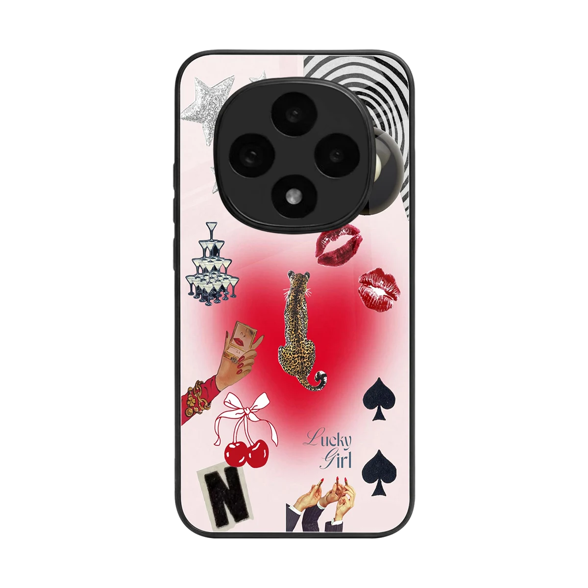 Lucky Charm back phone cover | glass case for oppo f31 pro 5g