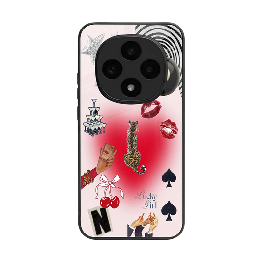 Lucky Charm back phone cover | glass case for oppo f31 pro 5g