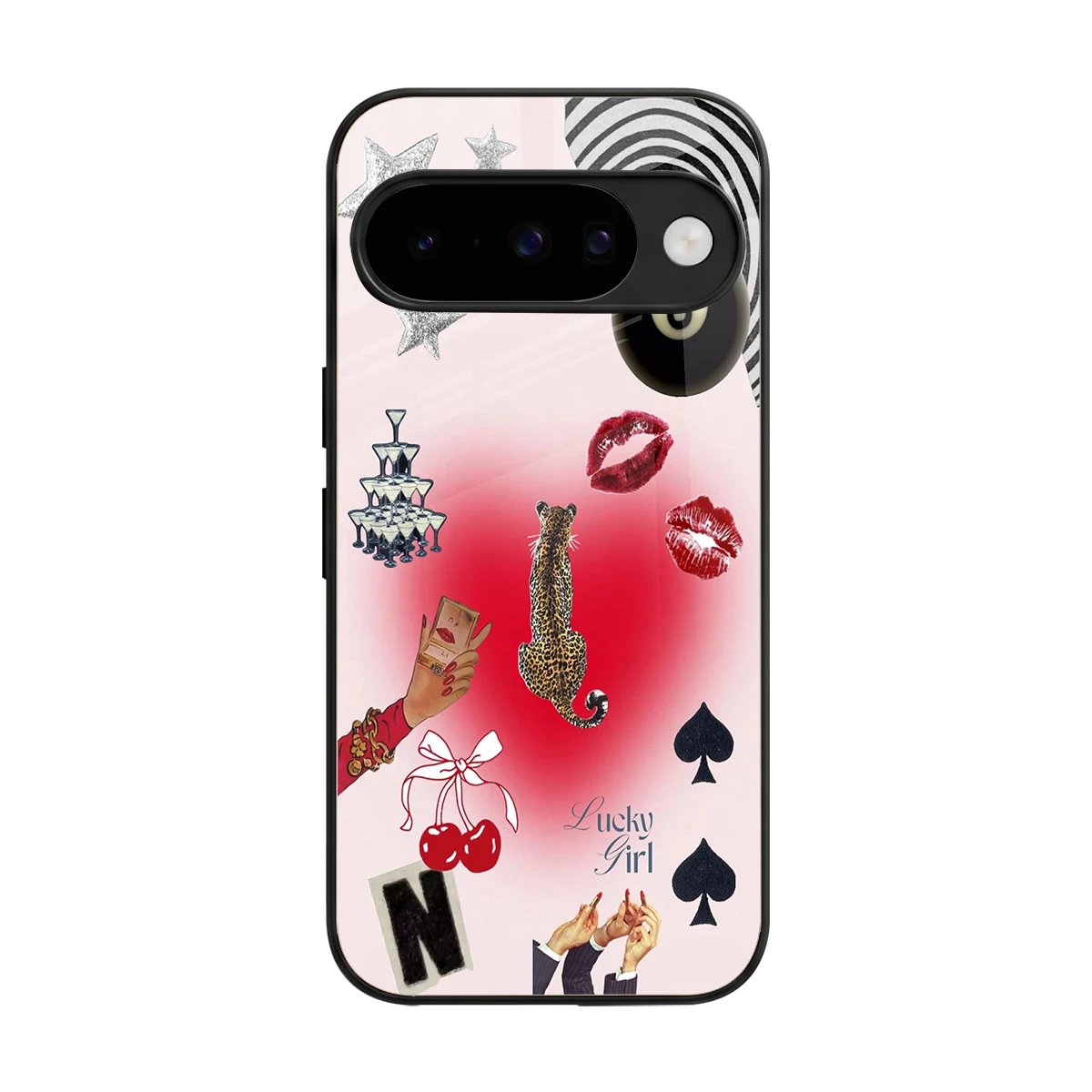 Lucky Charm back phone cover | glass case for google pixel 10