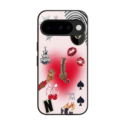 Lucky Charm back phone cover | glass case for google pixel 10