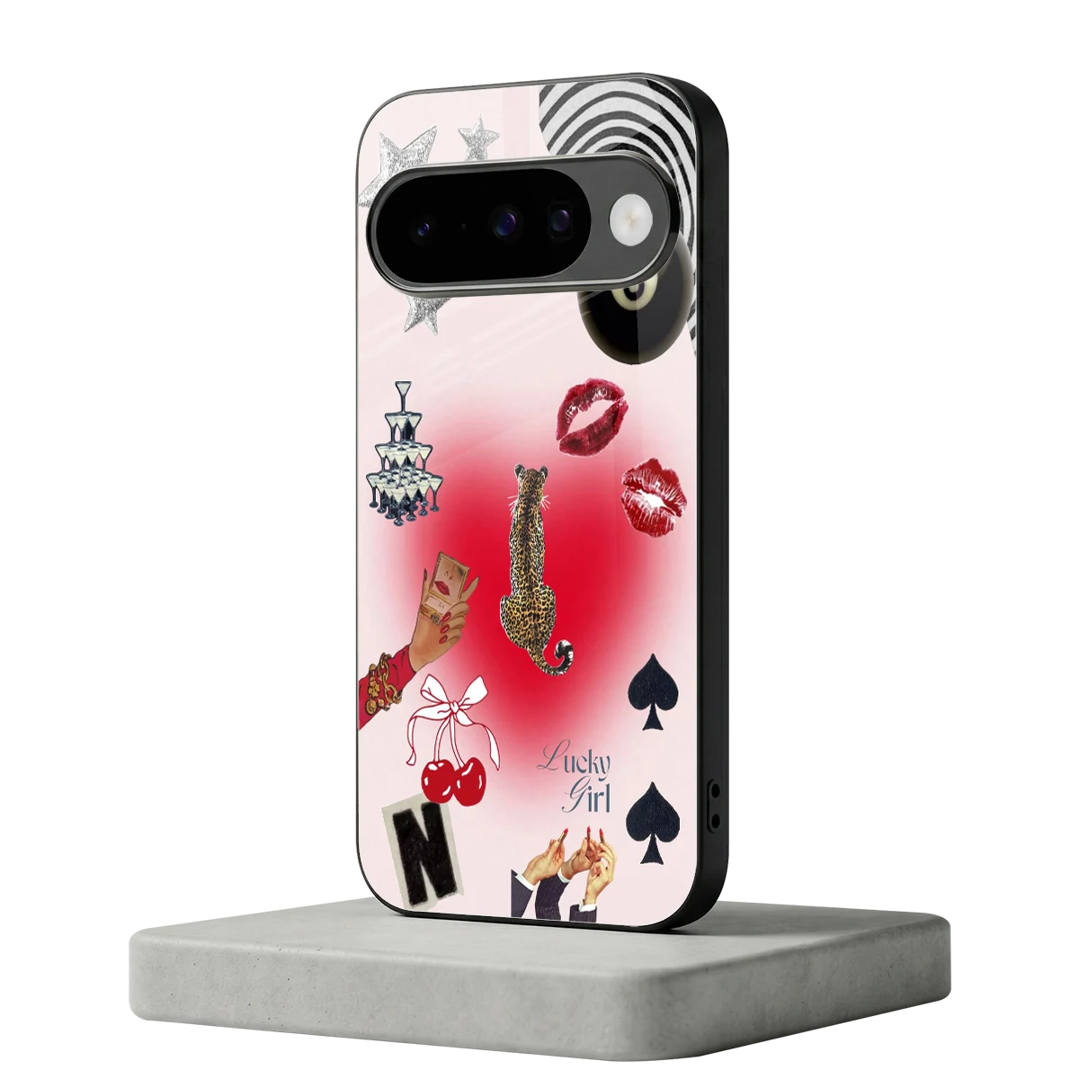 Lucky Charm google pixel 10 mobile cover | shockproof glass phone case