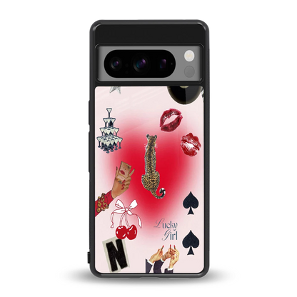 Lucky Charm back phone cover | glass case for google pixel 8 pro