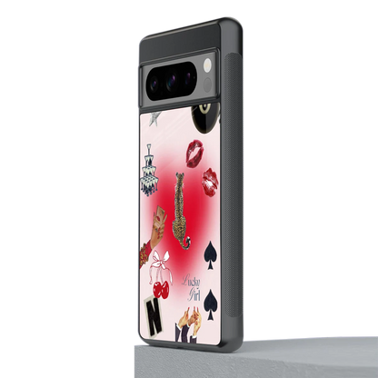 Lucky Charm stylish phone case for google pixel 8 pro | glossy glass and slim fit