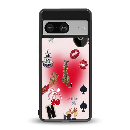 Lucky Charm back phone cover | glass case for google pixel 8