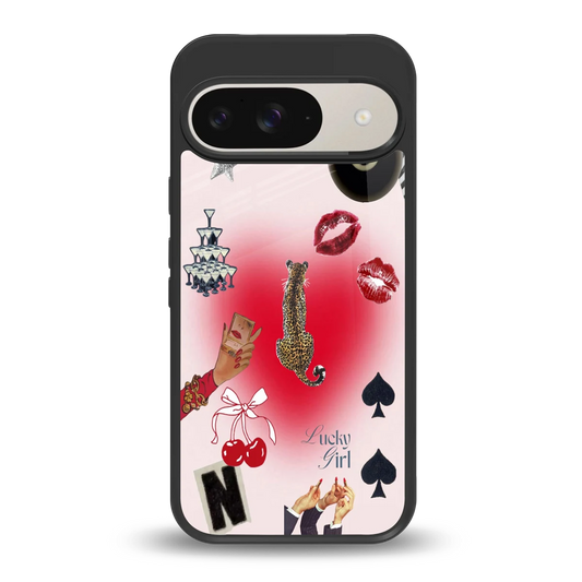Lucky Charm back phone cover | glass case for google pixel 9