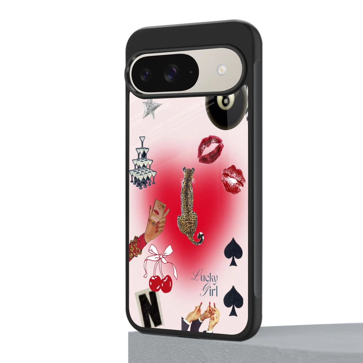 Lucky Charm google pixel 9 mobile cover | shockproof glass phone case