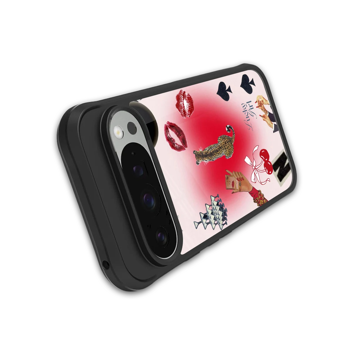 Lucky Charm stylish phone case for google pixel 9 pro xl | glossy glass and slim fit