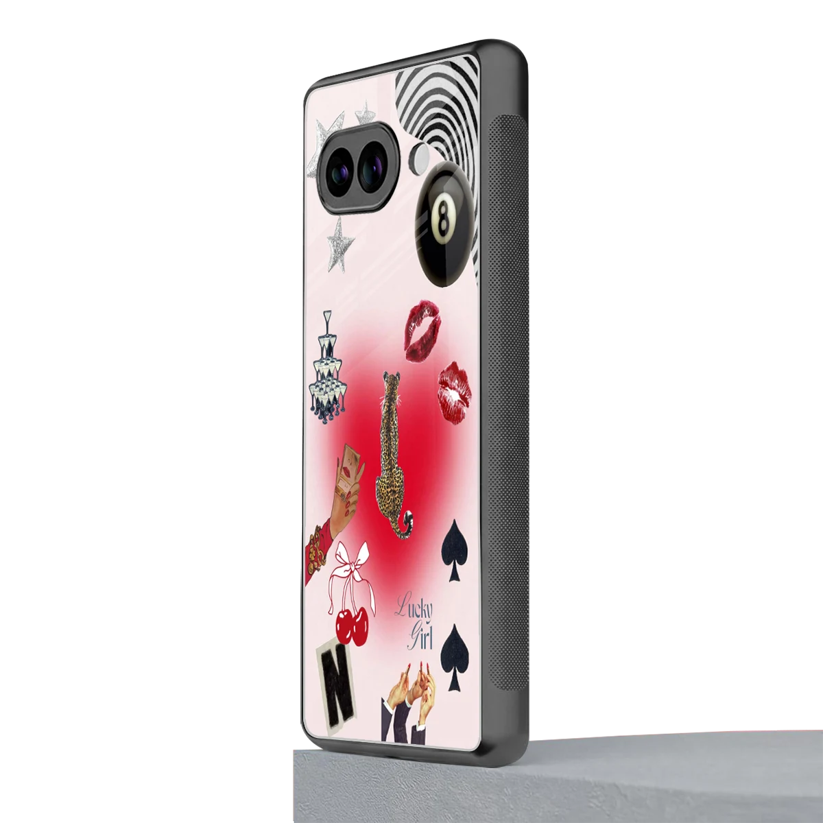 Lucky Charm google pixel 9a mobile cover | shockproof glass phone case