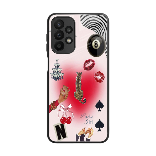 Lucky Charm back phone cover | glass case for samsung galaxy a23