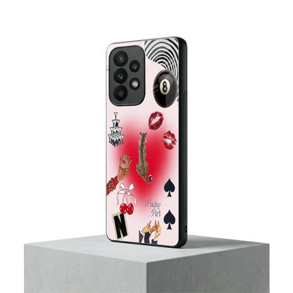 Lucky Charm samsung galaxy a23 mobile cover | shockproof glass phone case