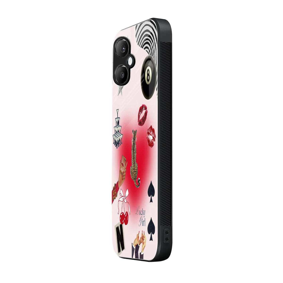 Lucky Charm samsung galaxy a06 5g mobile cover | shockproof glass phone case
