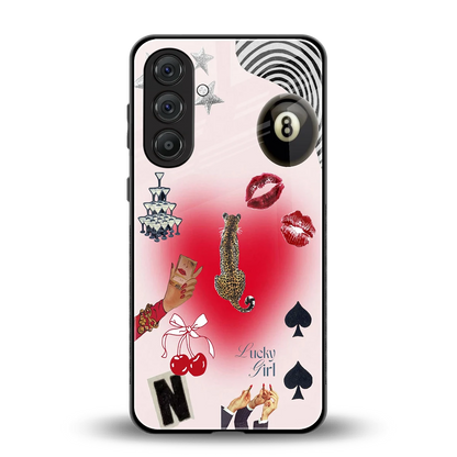 Lucky Charm back phone cover | glass case for samsung galaxy a37 5g