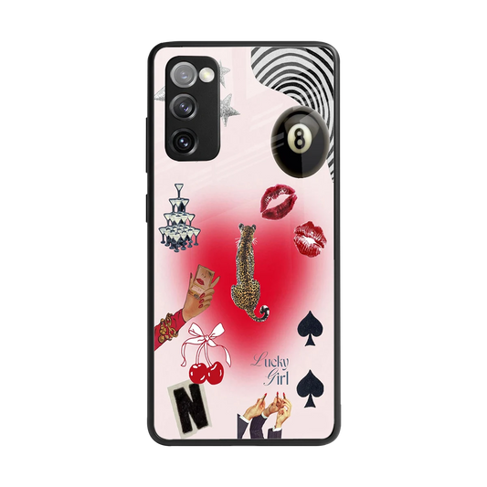 Lucky Charm back phone cover | glass case for samsung galaxy s20 fe