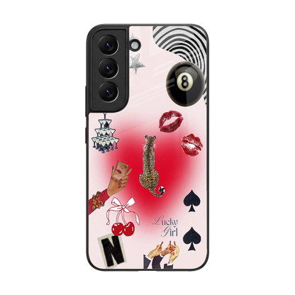 Lucky Charm back phone cover | glass case for samsung galaxy s22