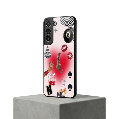 Lucky Charm samsung galaxy s22 mobile cover | shockproof glass phone case