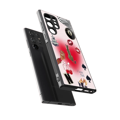 Lucky Charm sleek samsung galaxy s24 ultra cover with tempered glass back and TPU edges