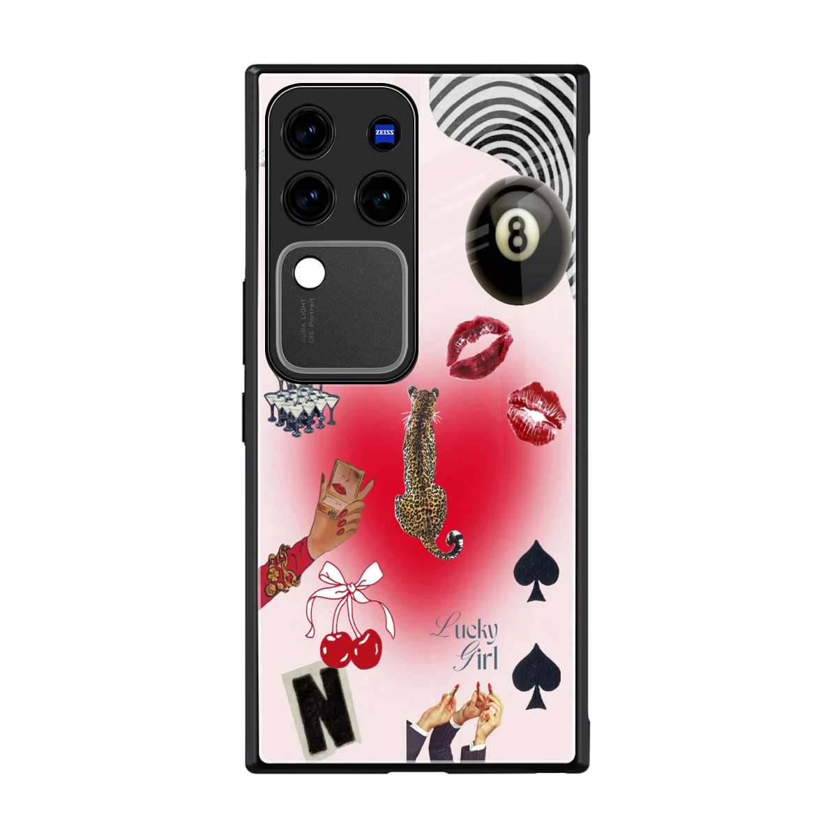 Lucky Charm back phone cover | glass case forvivo v30 pro