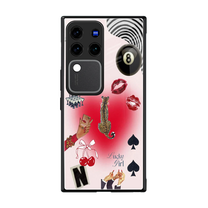 Lucky Charm back phone cover | glass case forvivo v30 pro
