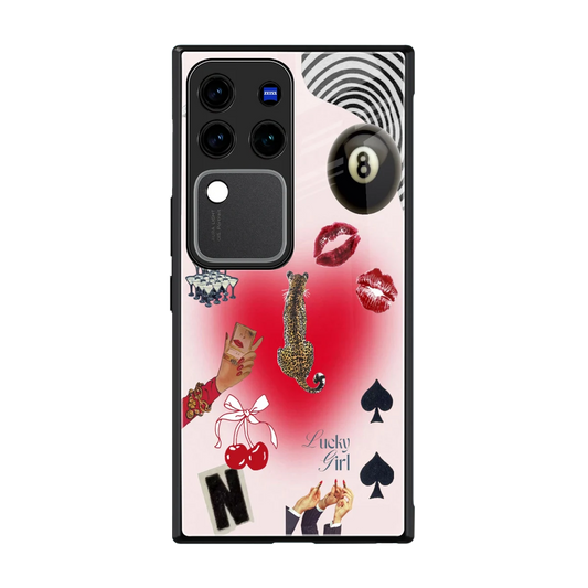 Lucky Charm back phone cover | glass case forvivo v30 pro